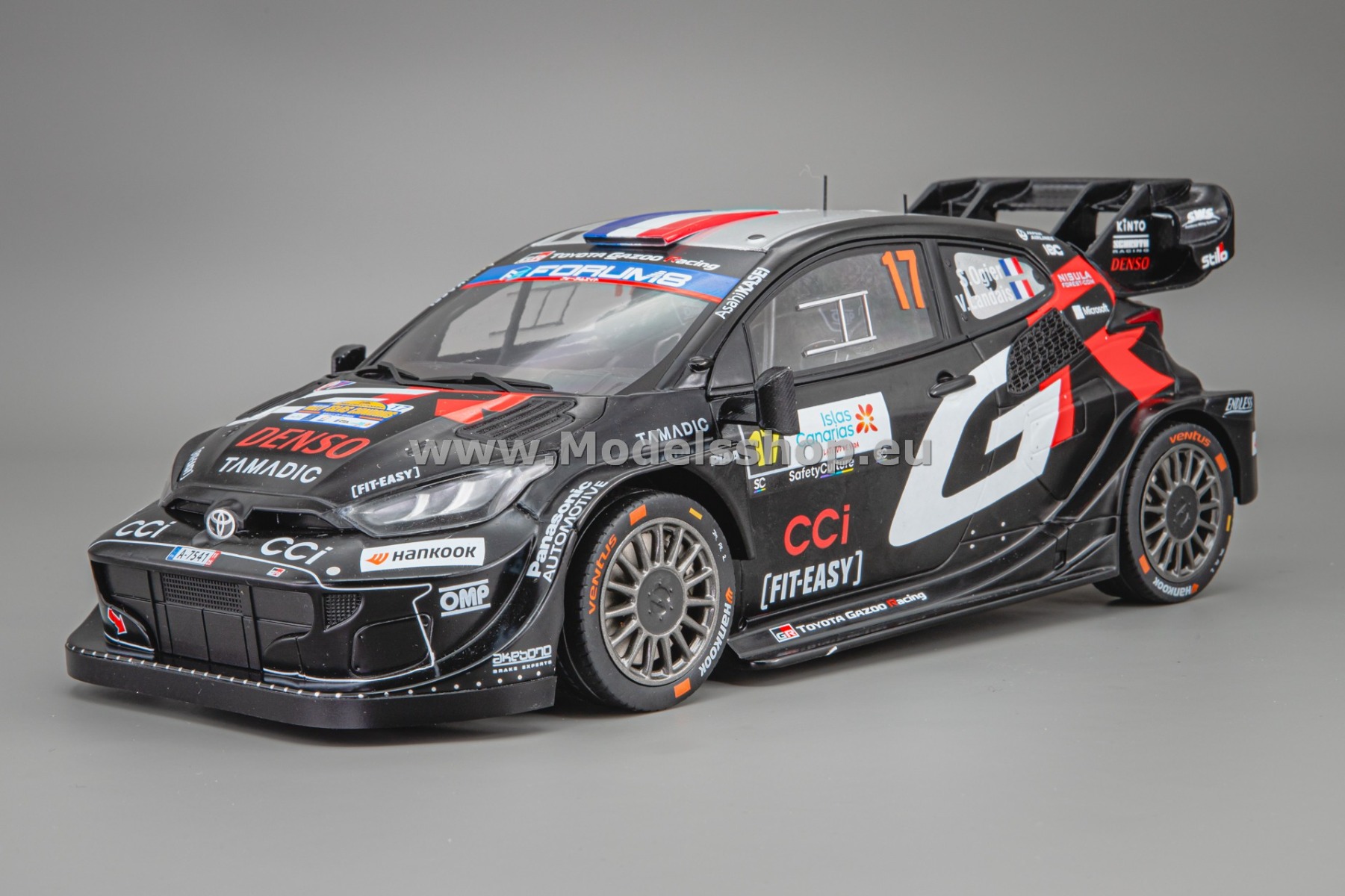 IXO18RMC249B.22 Toyota GR Yaris Rally1, No.17,  Rally Islas Canaris 2025, S.Ogier/V.Landais