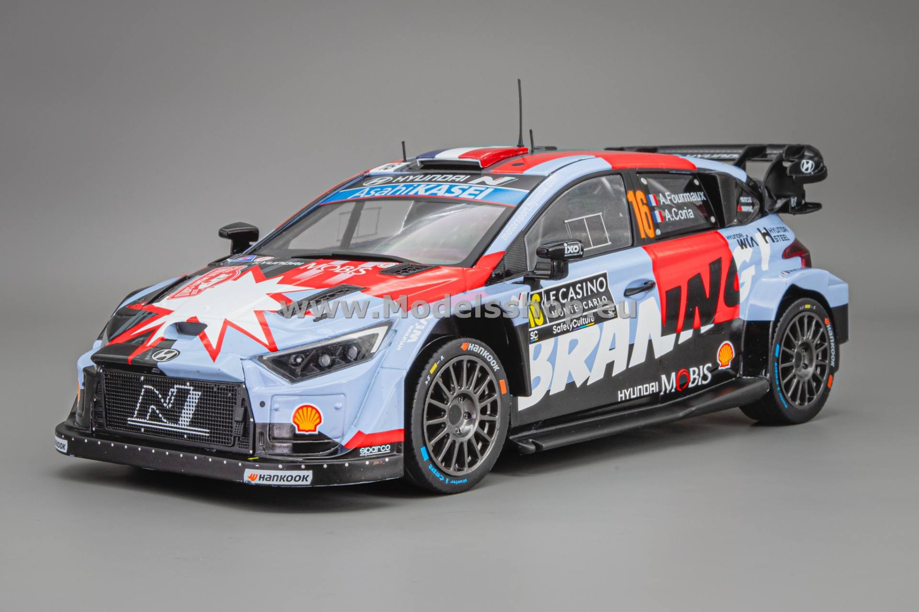 IXO18RMC270A.22 Hyundai i20 N Rally1, No.16, WRC Rallye Monte Carlo 2026, A.Fourmaux/A.Coria