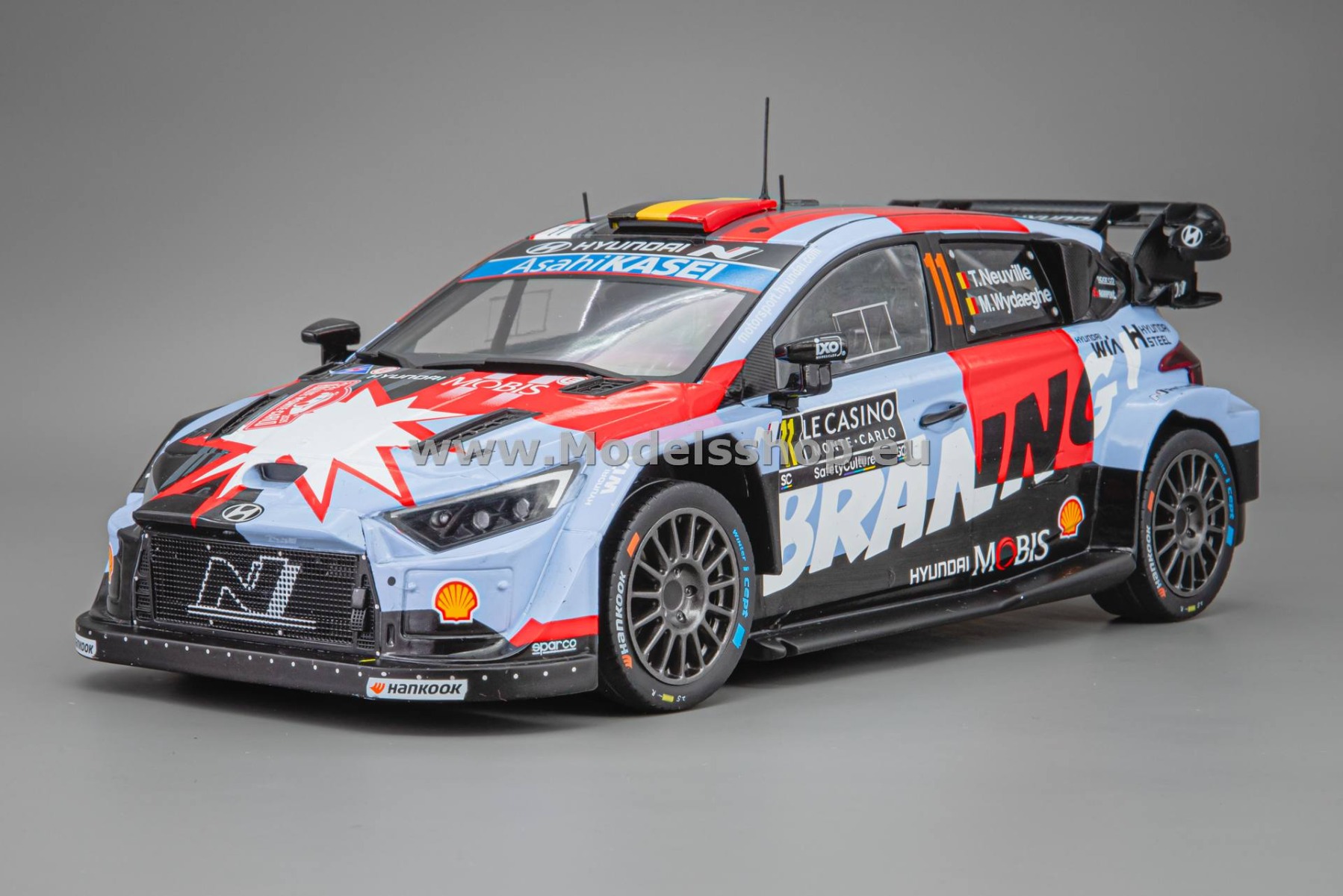IXO18RMC270B.22 Hyundai i20 N Rally1, No.11, WRC Rallye Monte Carlo 2026, T.Neuville/M.Wydaeghe
