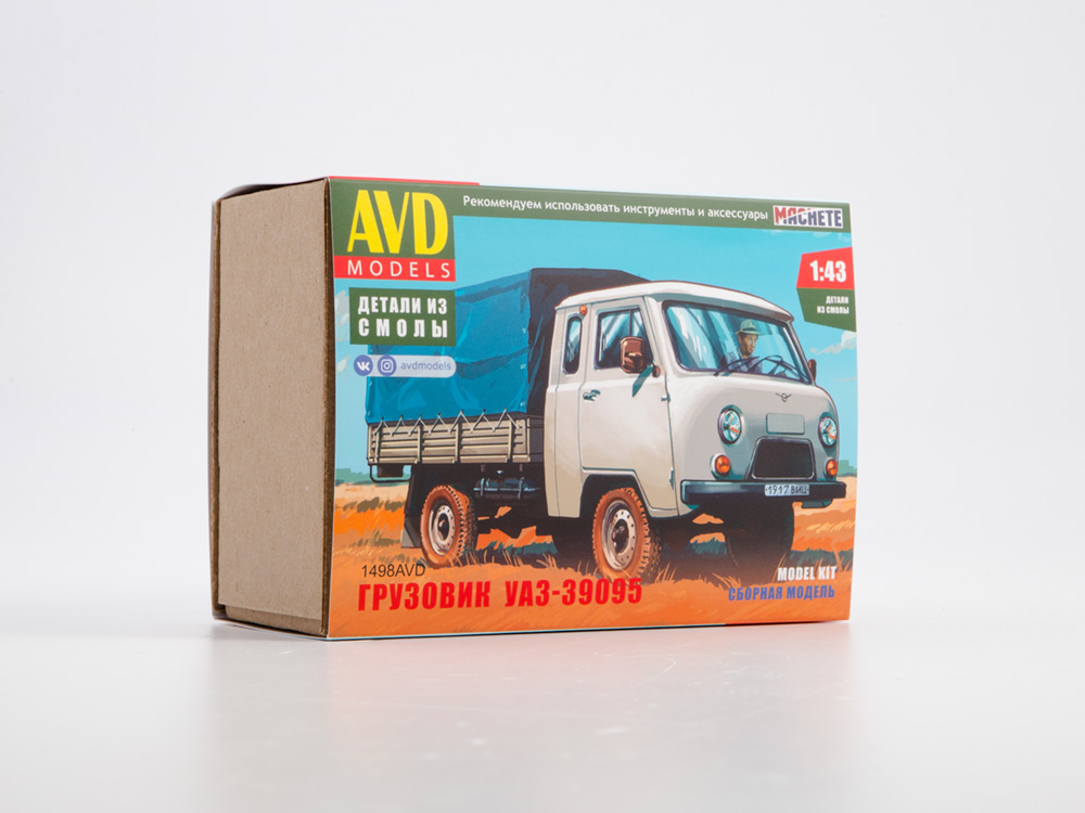 1498AVD UAZ-39095, model kit