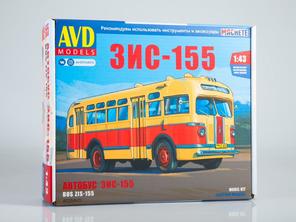 4025AVD ZIS-155 bus, model kit
