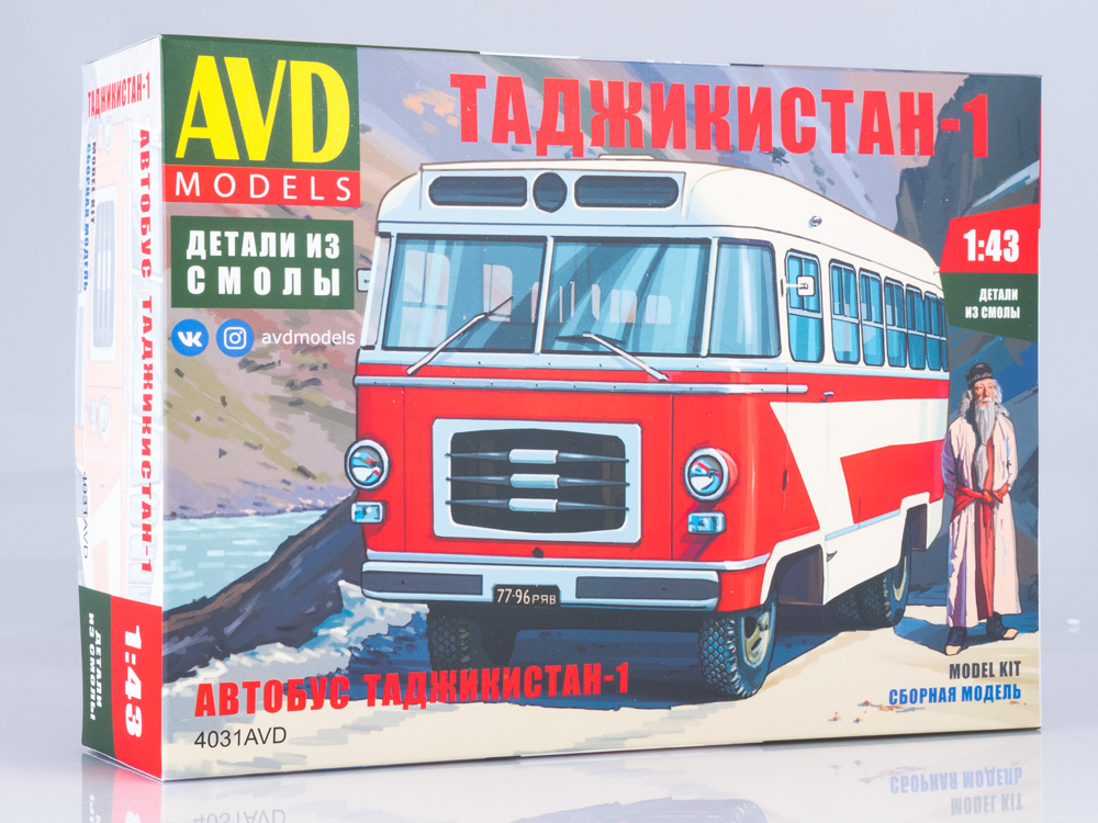 4031AVD Tajikistan-1 bus, model kit