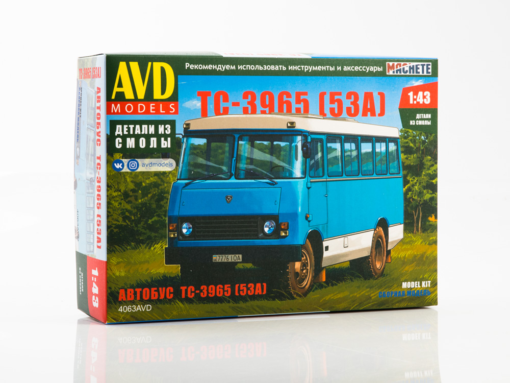 4063AVD TS-3965 (53A) bus model kit