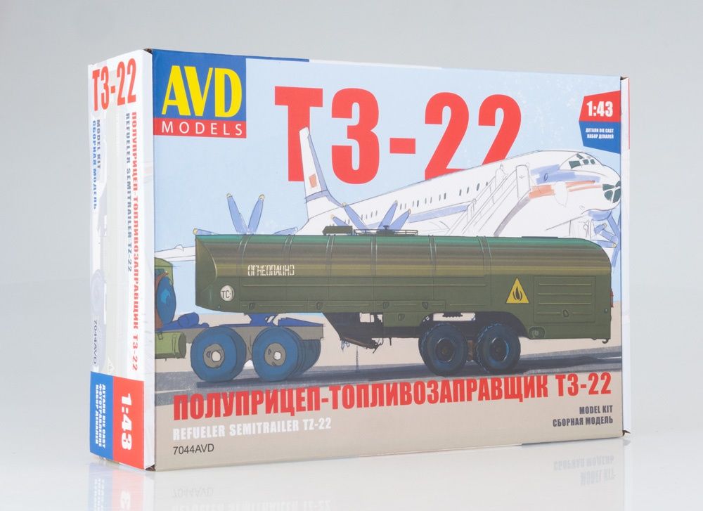 Tanker semitrailer TZ-22, model kit