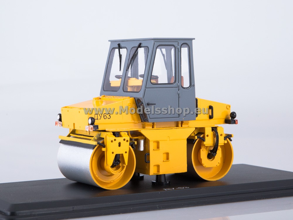 ModelPro 0035MP Asphalt roller DU-63 /yellow-grey/