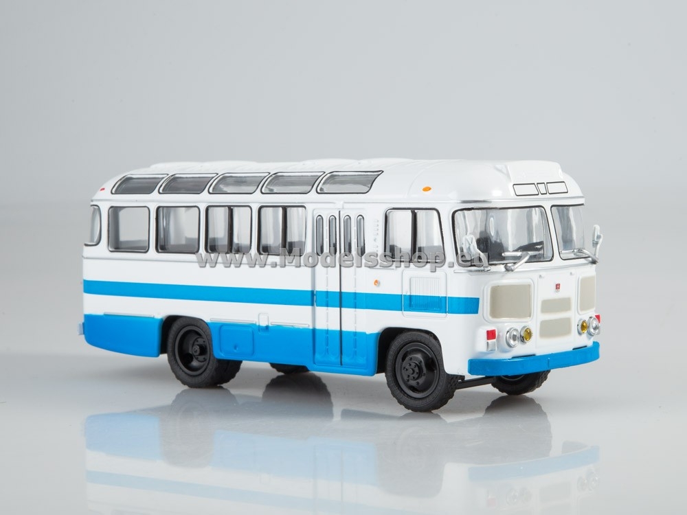 Bus magazine series (Modimio) with model of PAZ-672M bus