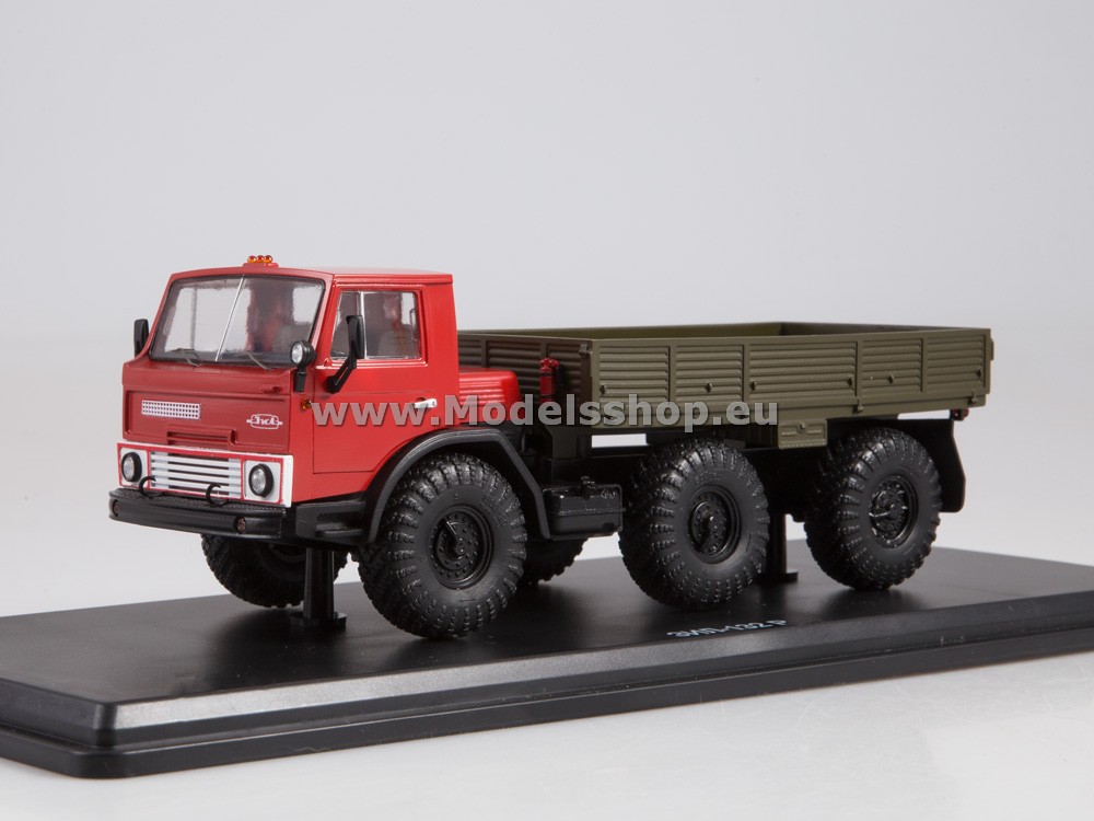 ModelPro 0114MP ZIL-132P flatbed truck, prototype /red-kahki/