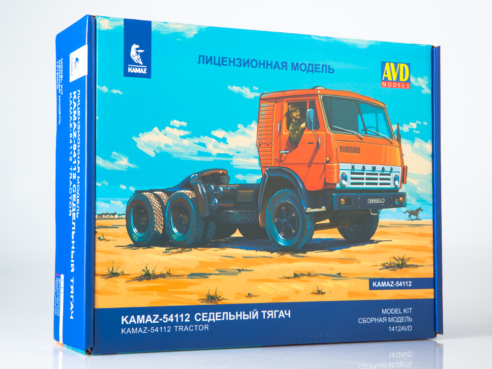 KAMAZ-54112 tractor truck, model kit