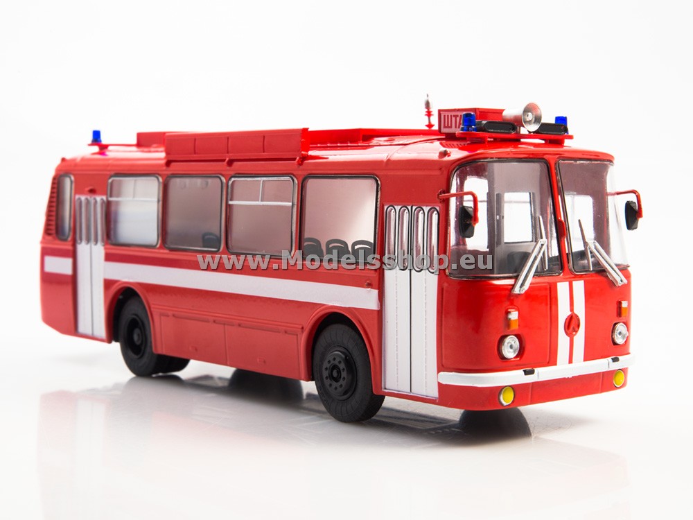 Bus magazine special series (Modimio) No.5  with model of LAZ-695N Fire engine