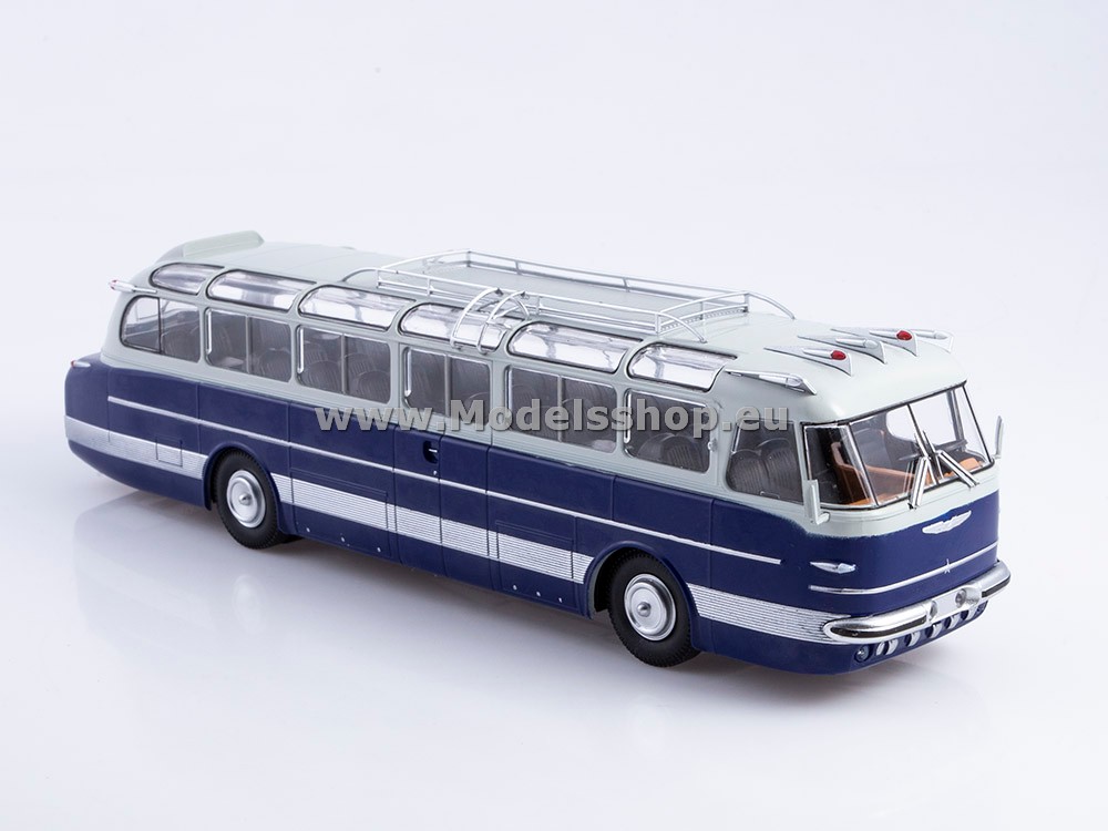 Bus magazine series (Modimio) No. 46 with model of Ikarus-55 