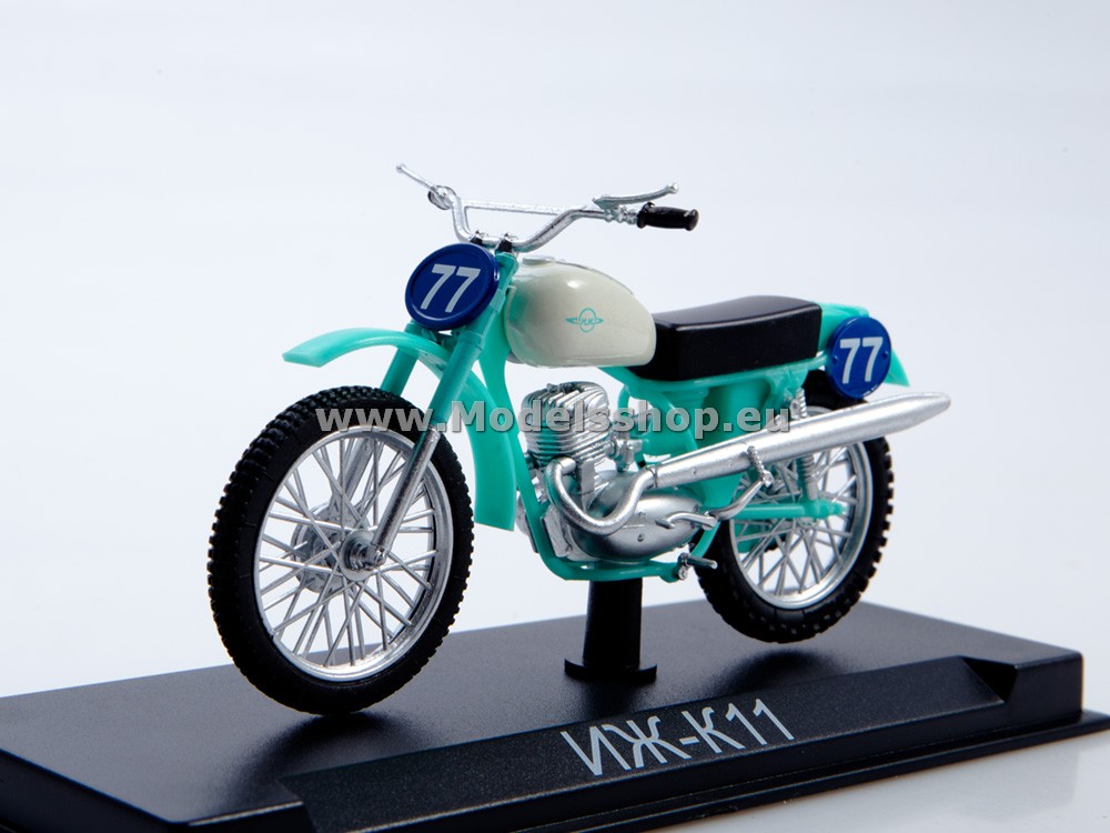 Motorcycle magazine series (Modimio) No.30 with model of IZH-K11
