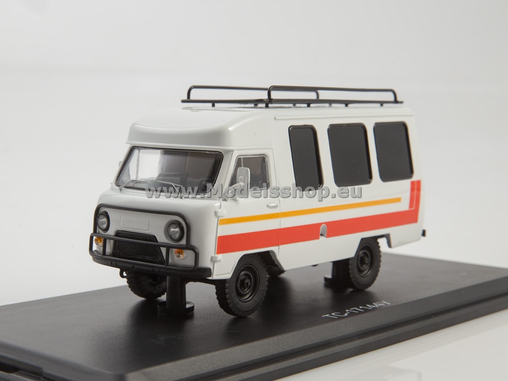 UAZ TS-17144 minivan /white - orange/