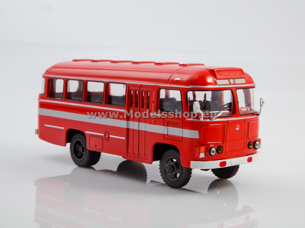 Bus magazine series (Modimio) No. 32 with model of PAZ-3201S