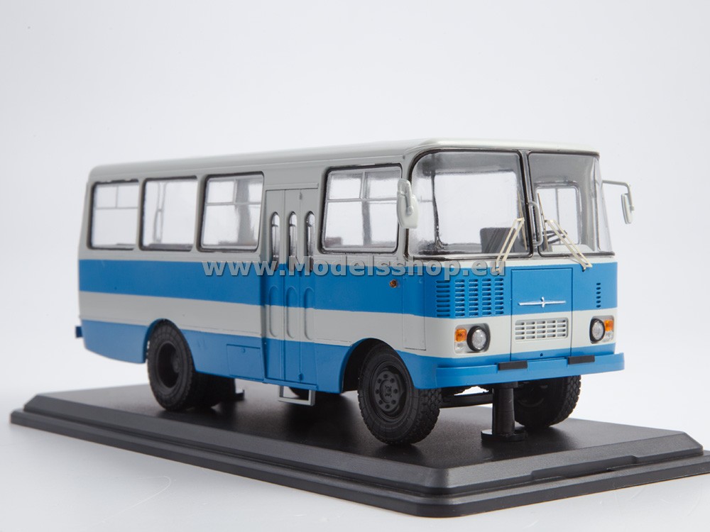 ModelPro 0139MP Tajikistan-5 bus /white - blue/