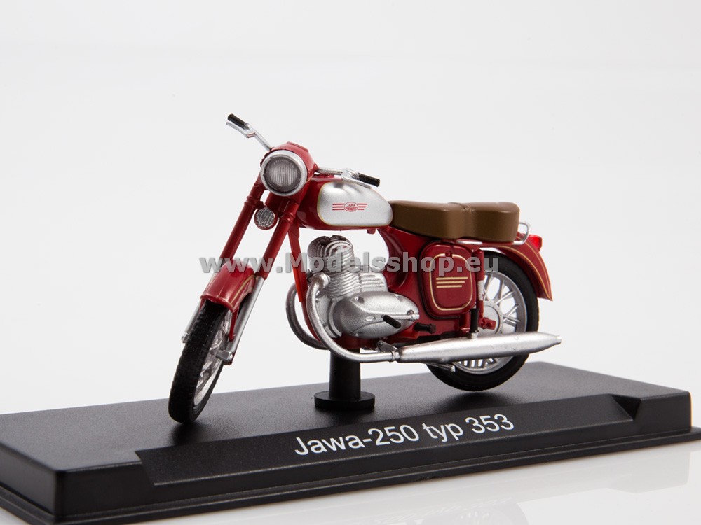 Motorcycle magazine series (Modimio) No.13 with model of Jawa-250/353