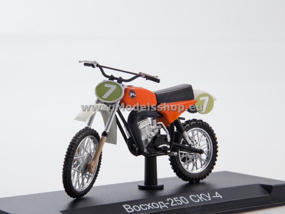 Motorcycle magazine series (Modimio) No.22 with model of Voshod 250-SKU-4