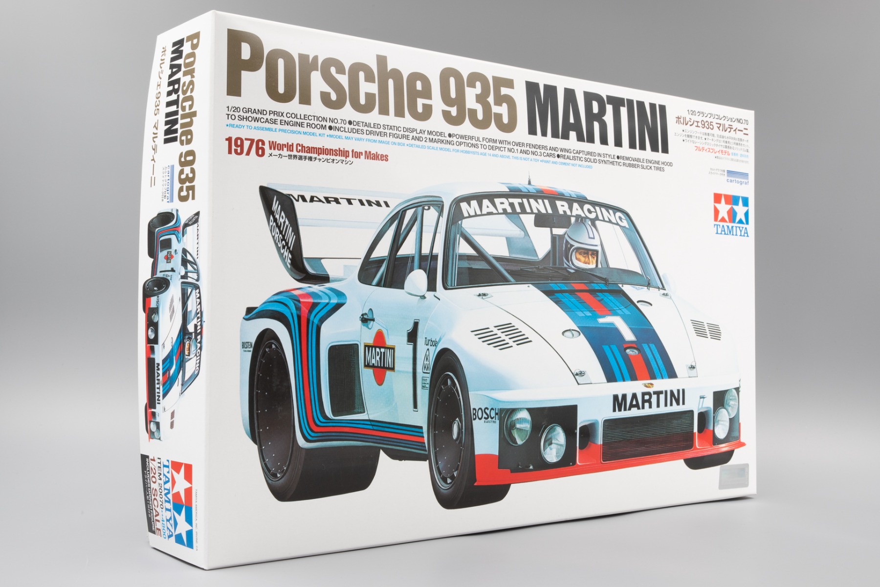 Tamiya TA20070 Martini Porsche 935 Turbo, model kit