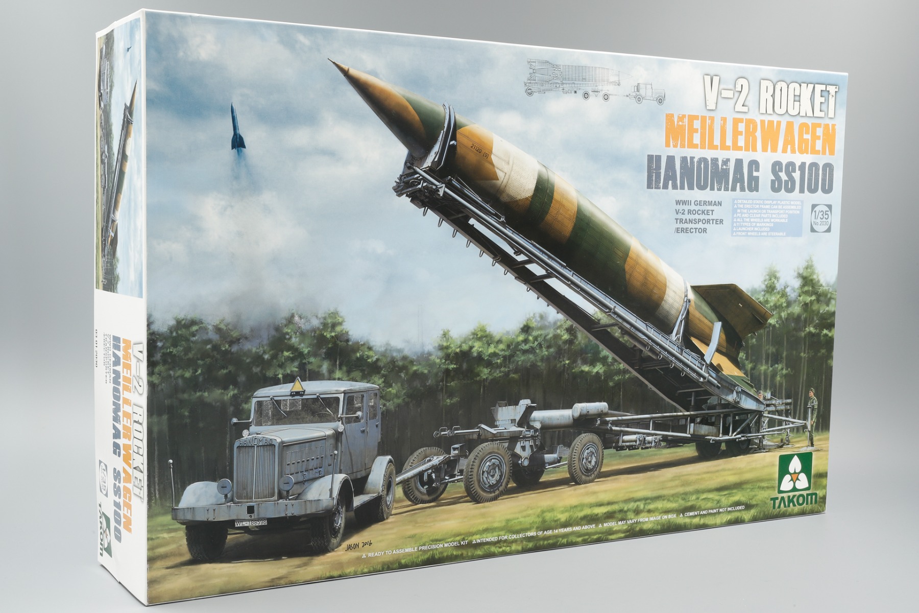 TAKOM 2030 WW2 ロンドンを震撼 させたV-2型 ロケット 移動型 世界に