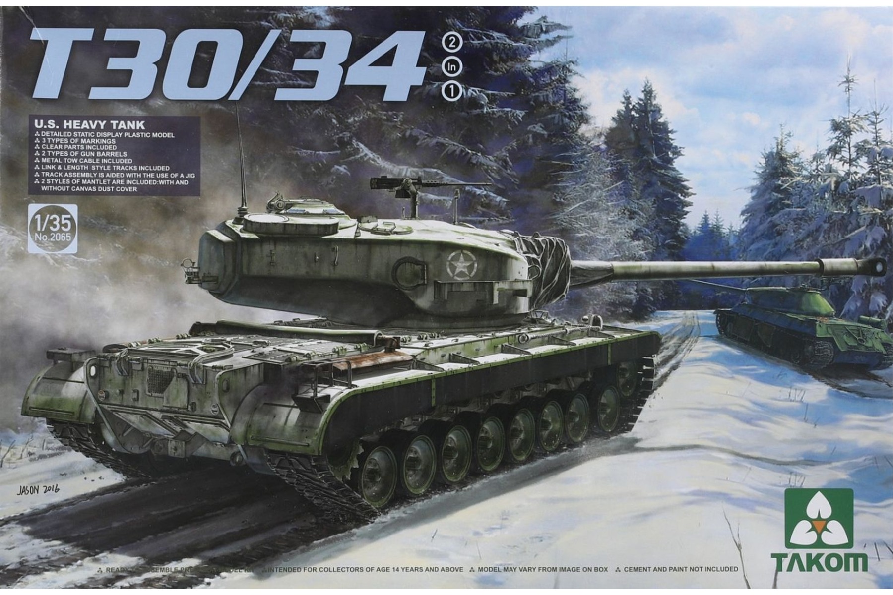 TAKOM2065 T30/34 U.S. Heavy Tank