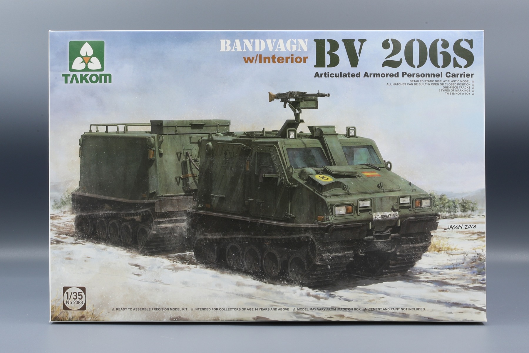 ミリタリー U.S. 1-1/2 Ton Personnel Carrier TAKOM2083 Bandvagn BV 206S Articulated Armored Personnel Carrier