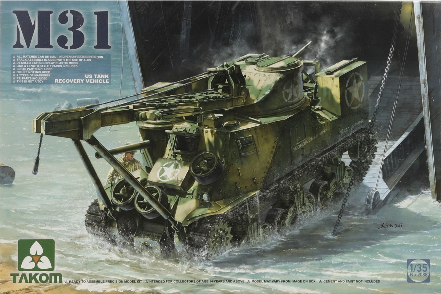 TAKOM2088 M31 US Tank Recovery Vehicle