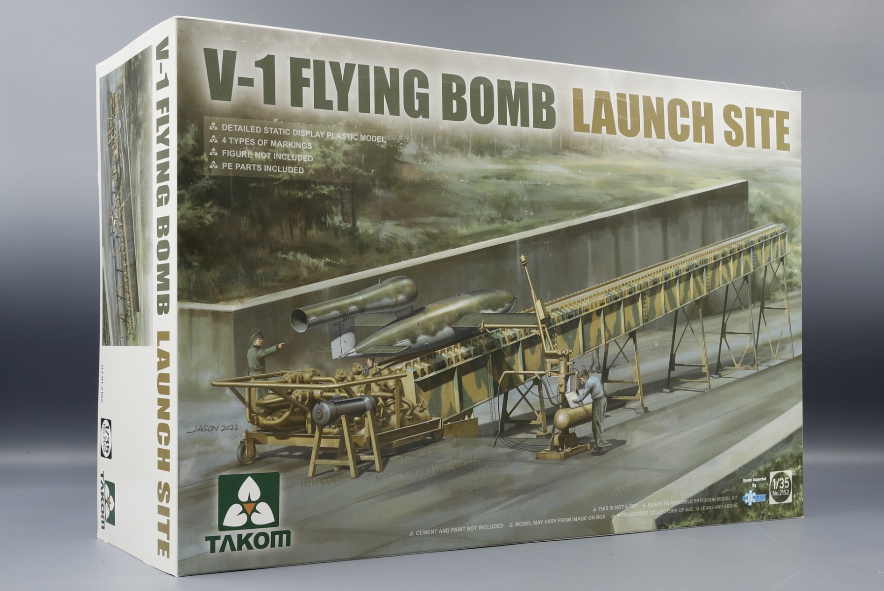 TAKOM2152 V-1 Flying Bomb Launch Site, model kit
