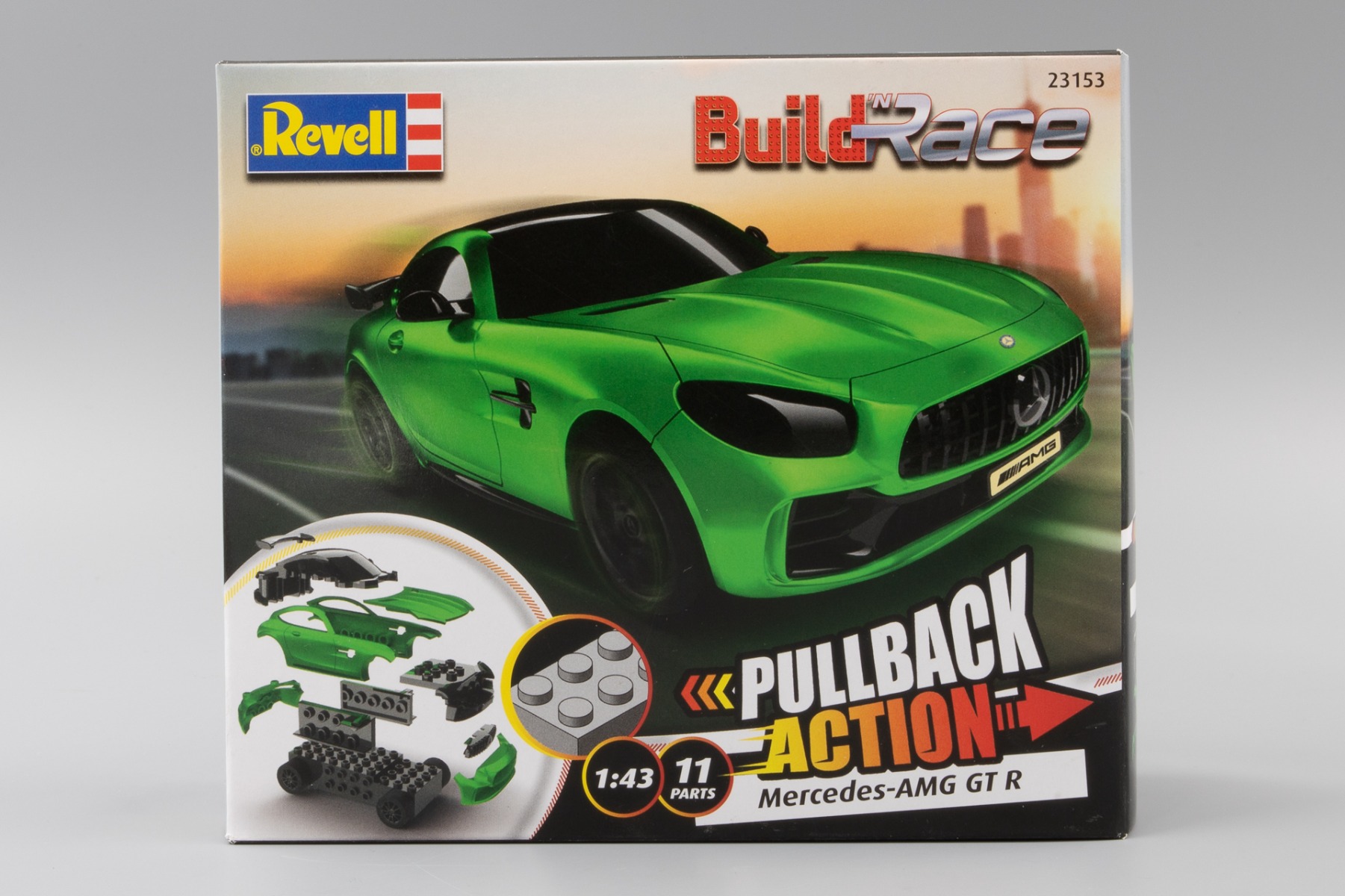 Revell RE23153 Mercedes-AMG GT R (Green) Build'n Race, model kit