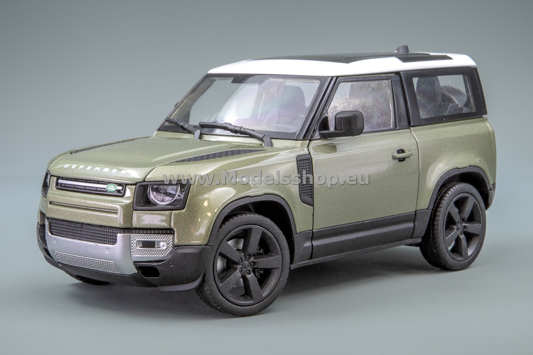 Welly 24110W Land Rover Defender 3-door, 2020 /green - cream/