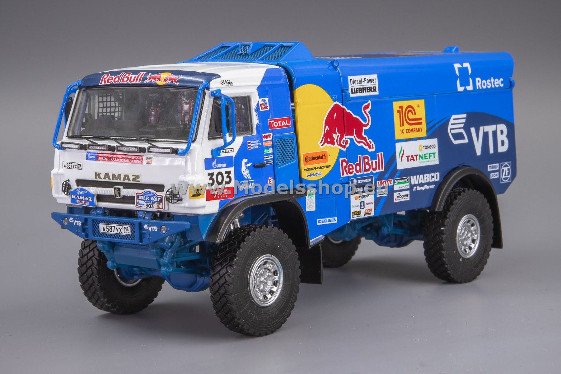 Dip Models 243276 KAMAZ-4326, No. 303, Winner Rally Silk Way 2017, Sotnikov/Ahmeedev/Mustafin