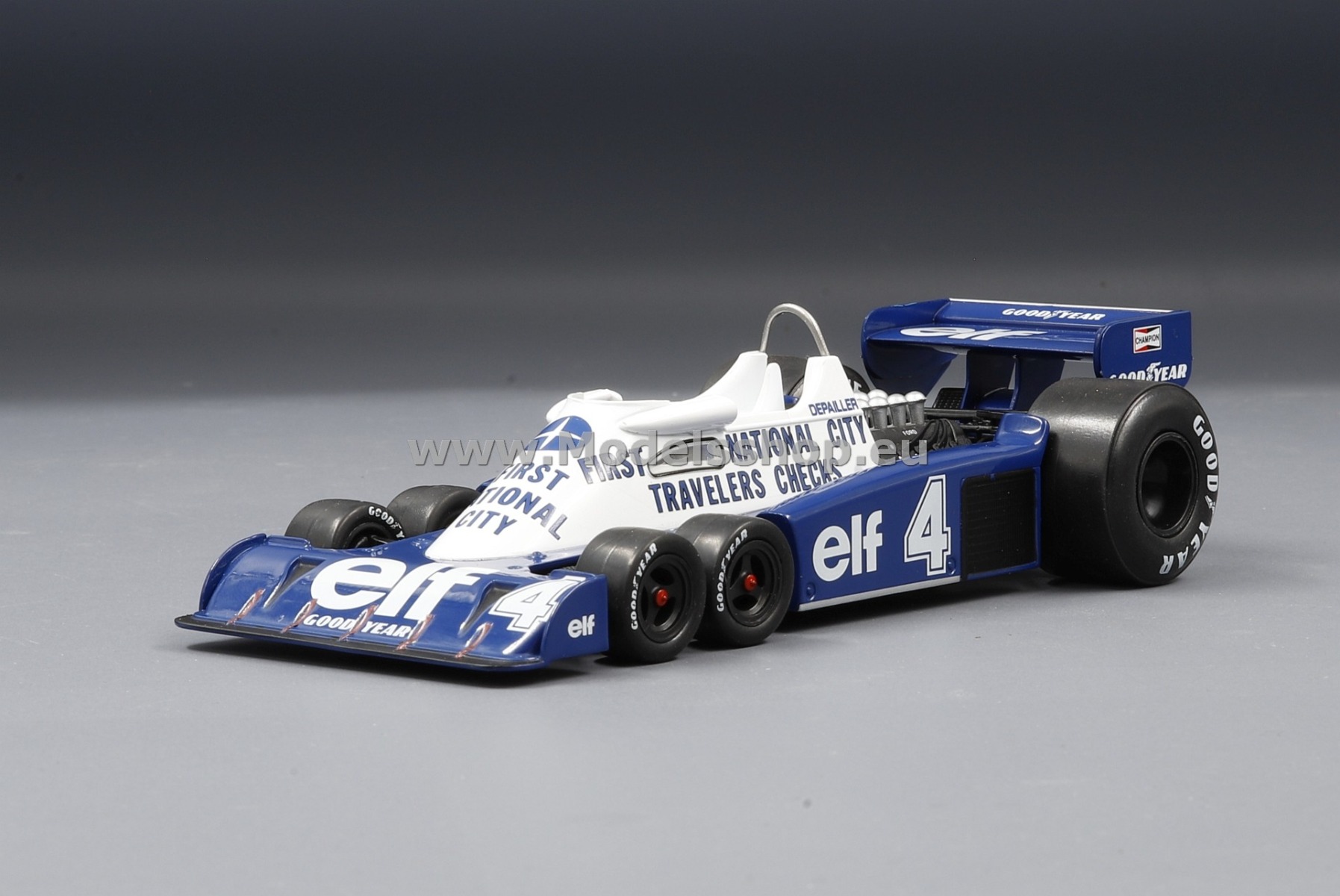 IXO24F002 Tyrrell P34, No.4, First National City, Formula 1, GP Belgium 1977 P.Depailler
