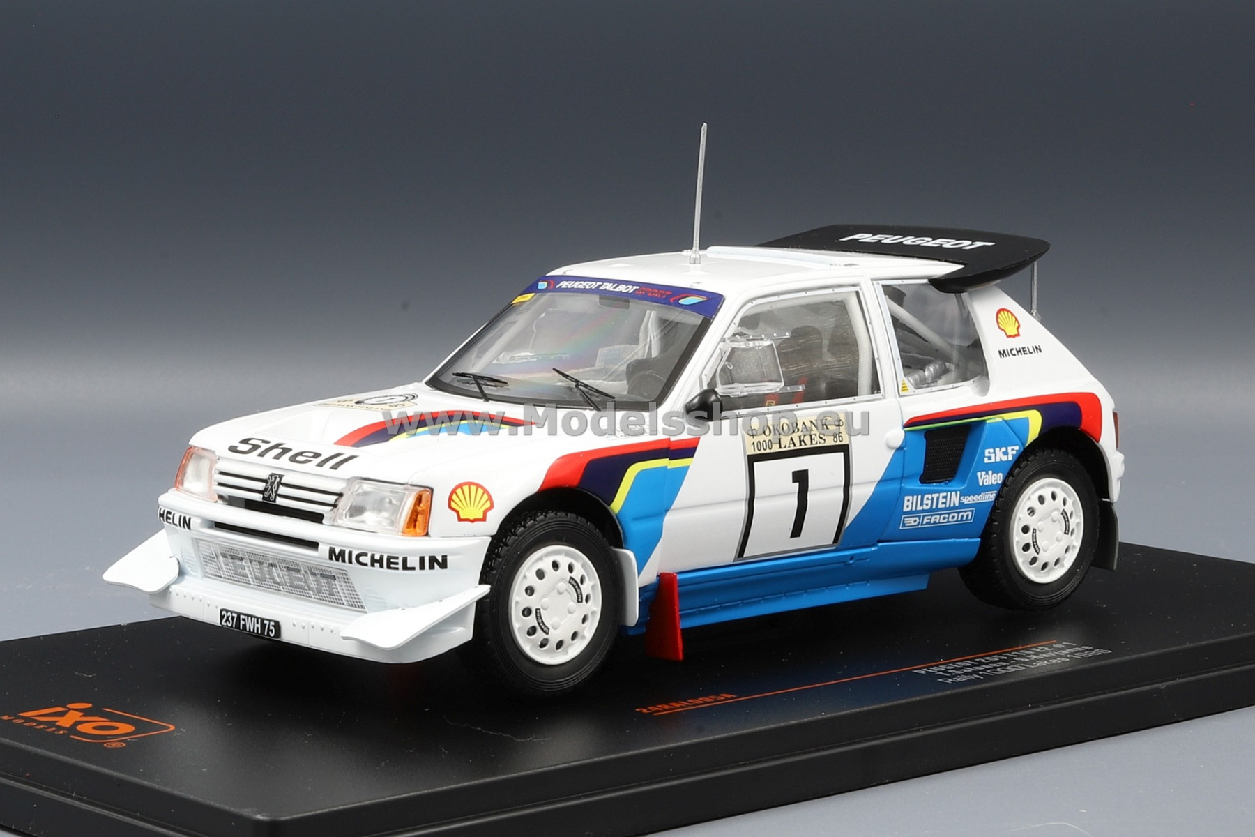 Peugeot 205 T16 E2, No.1, Rallye WM, 1000 Lakes Rally, 1986, T.Salonen/S.Harjanne