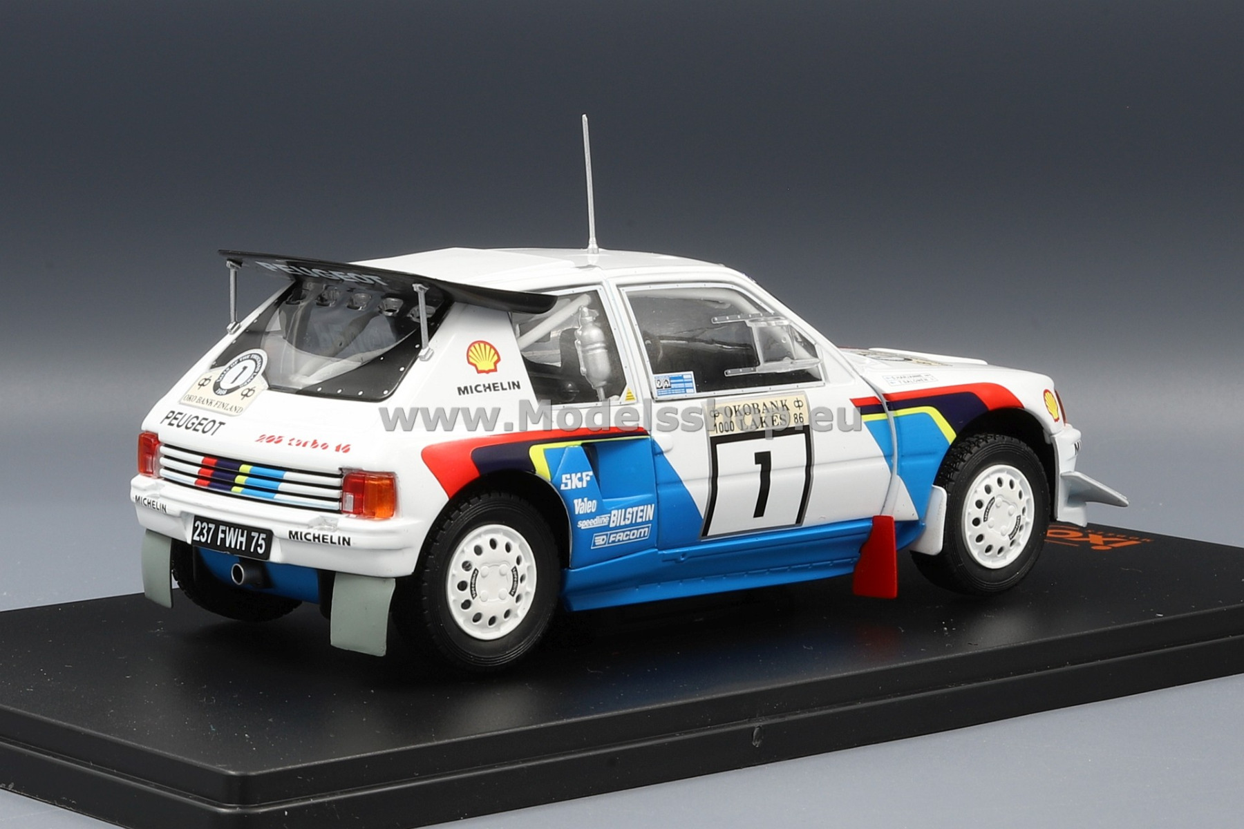 Peugeot 205 T16 E2, No.1, Rallye WM, 1000 Lakes Rally, 1986, T