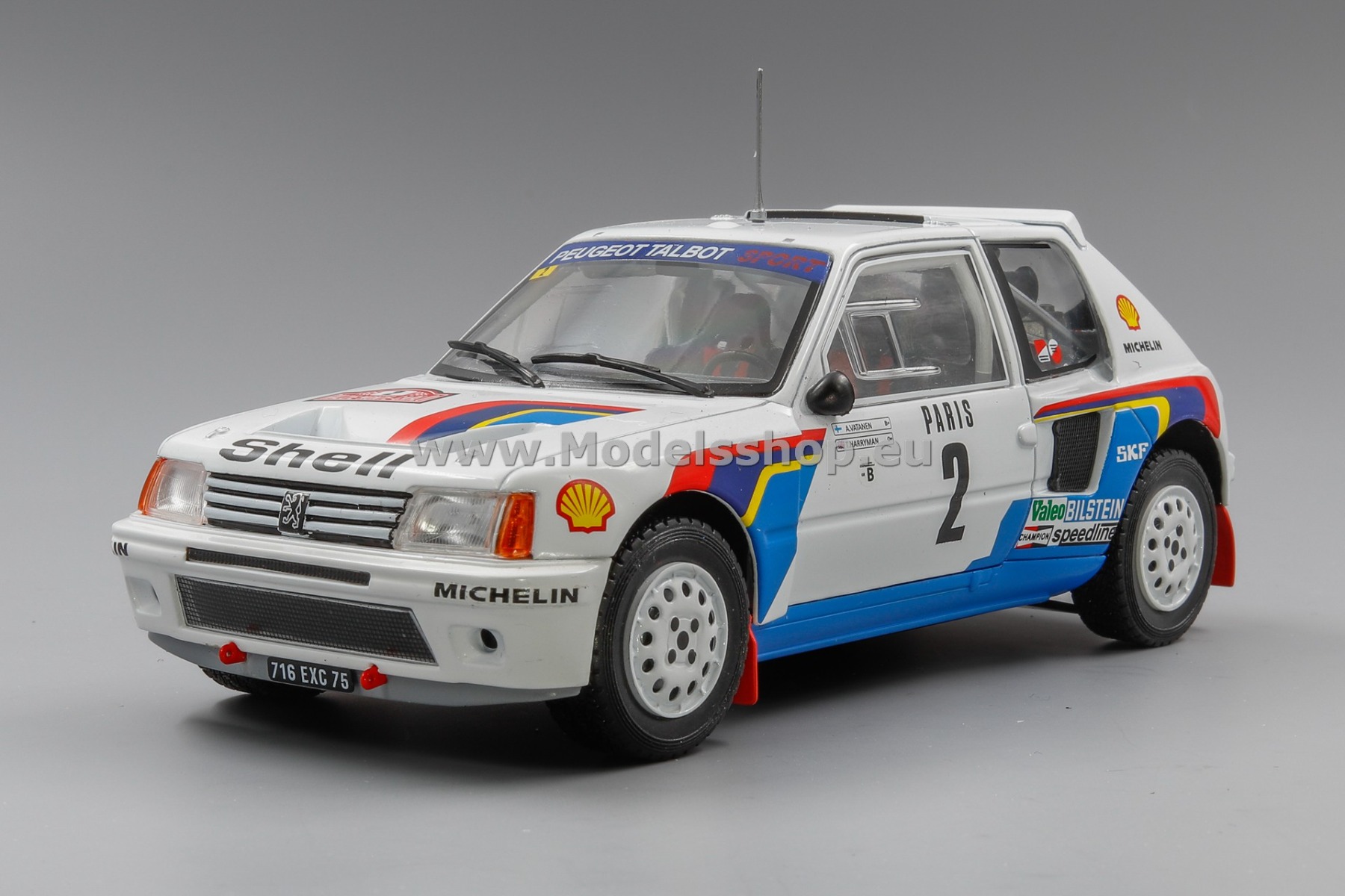 Peugeot 205 T16, No.2, Rallye WM, Rallye Monte Carlo 1985 A.Vatanen/T.Harryman