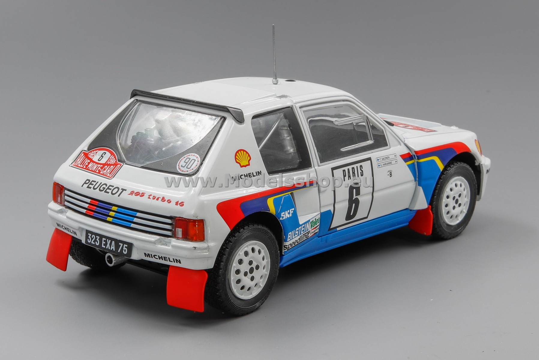 IXO 24RAL024B Peugeot 205 T16, No.6, Rallye WM, Rallye Monte Carlo