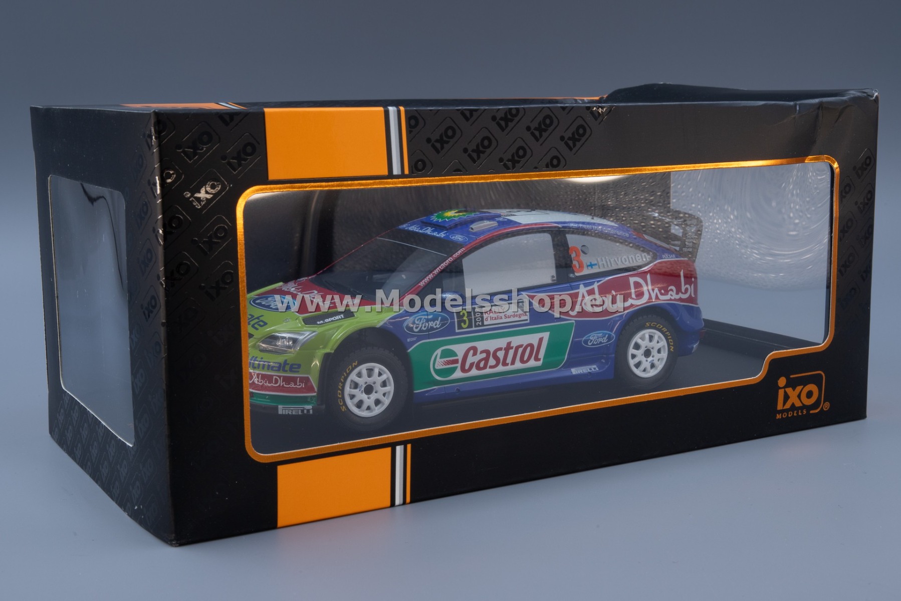 IXO 24RAL027B.22 Ford Focus RS WRC, No.3, Rallye WM, Rallye