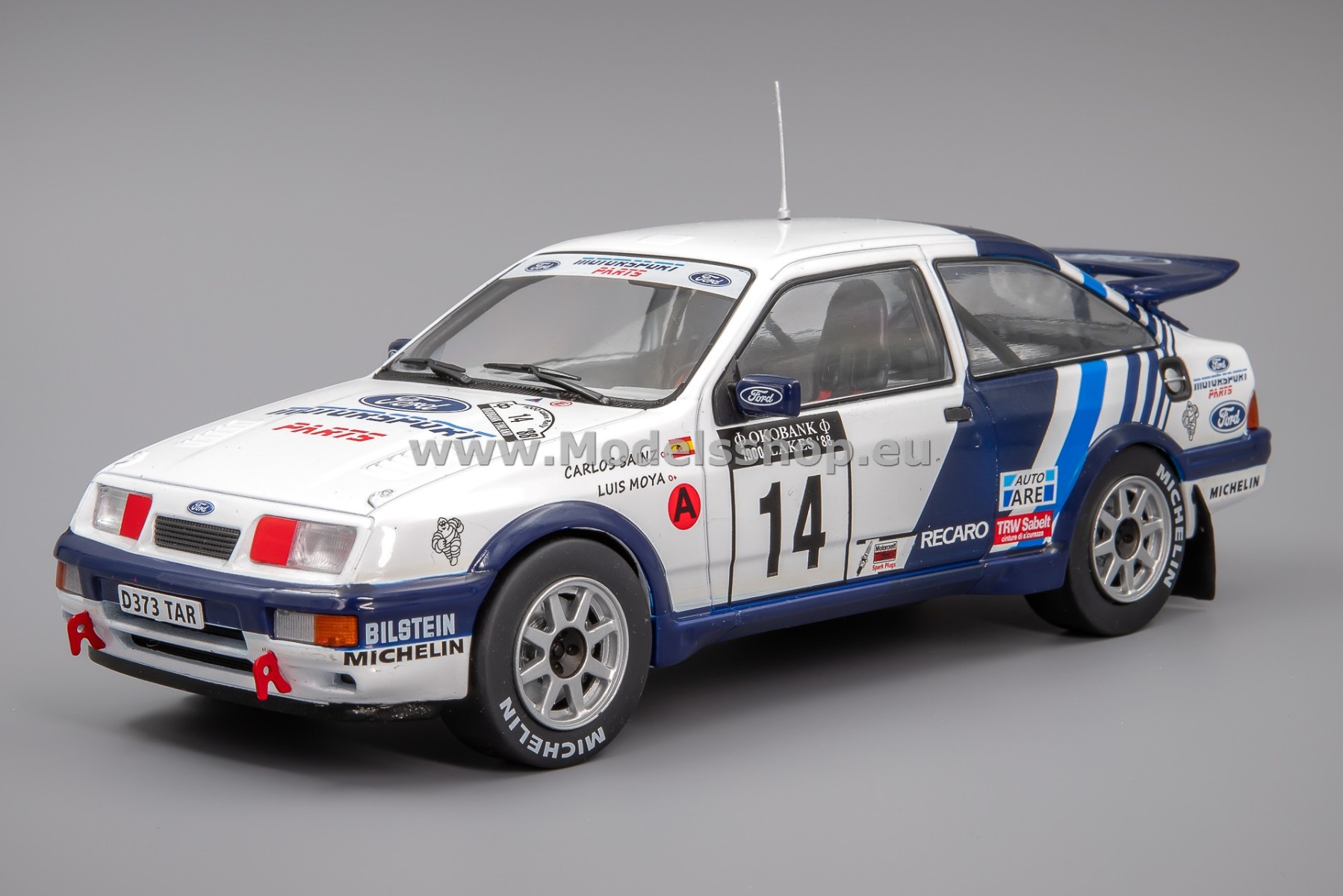 IXO24RAL032A.22 Ford Sierra RS Cosworth, No.14, Rally WM, Rally Finland 1988, C.Sainz/L.Moya