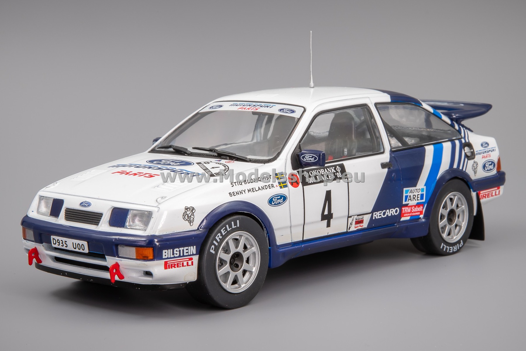 IXO24RAL032B.22 Ford Sierra RS Cosworth, No.4, Rally WM, Rally Finland 1988, S.Blomqvist/B.Melander