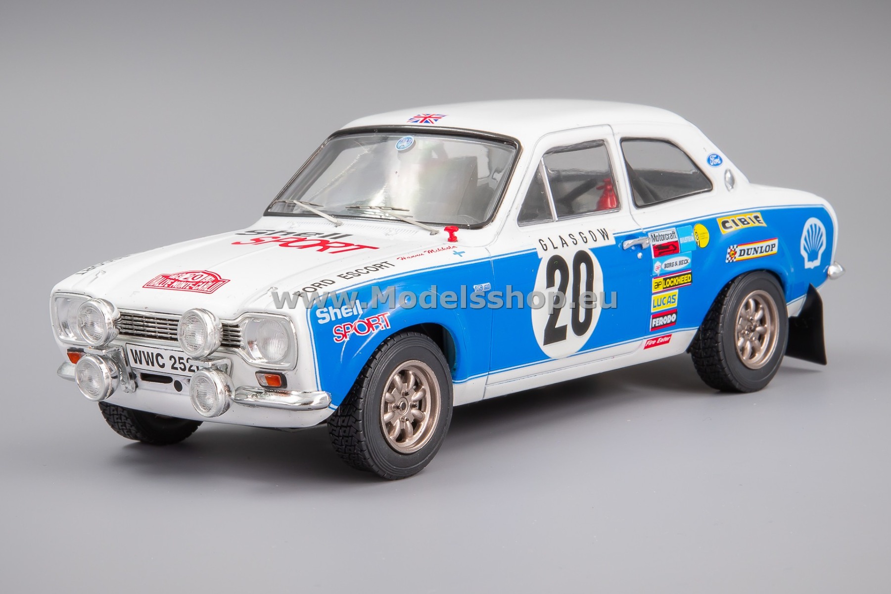 IXO24RAL033A.22 Ford Escort MK I RS 1600, No.20, Rally WM, Rally Monte Carlo 1973, H.Mikkola/J.Porter