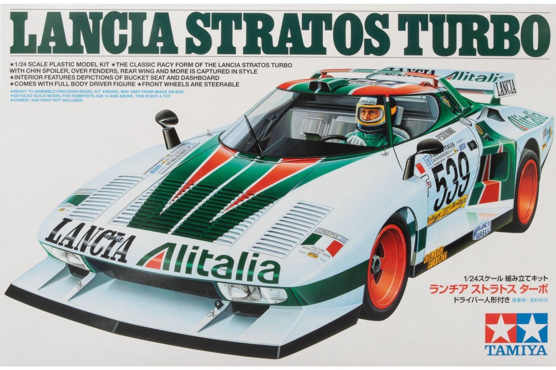 Tamiya TA25210 Lancia Stratos Turbo, model kit