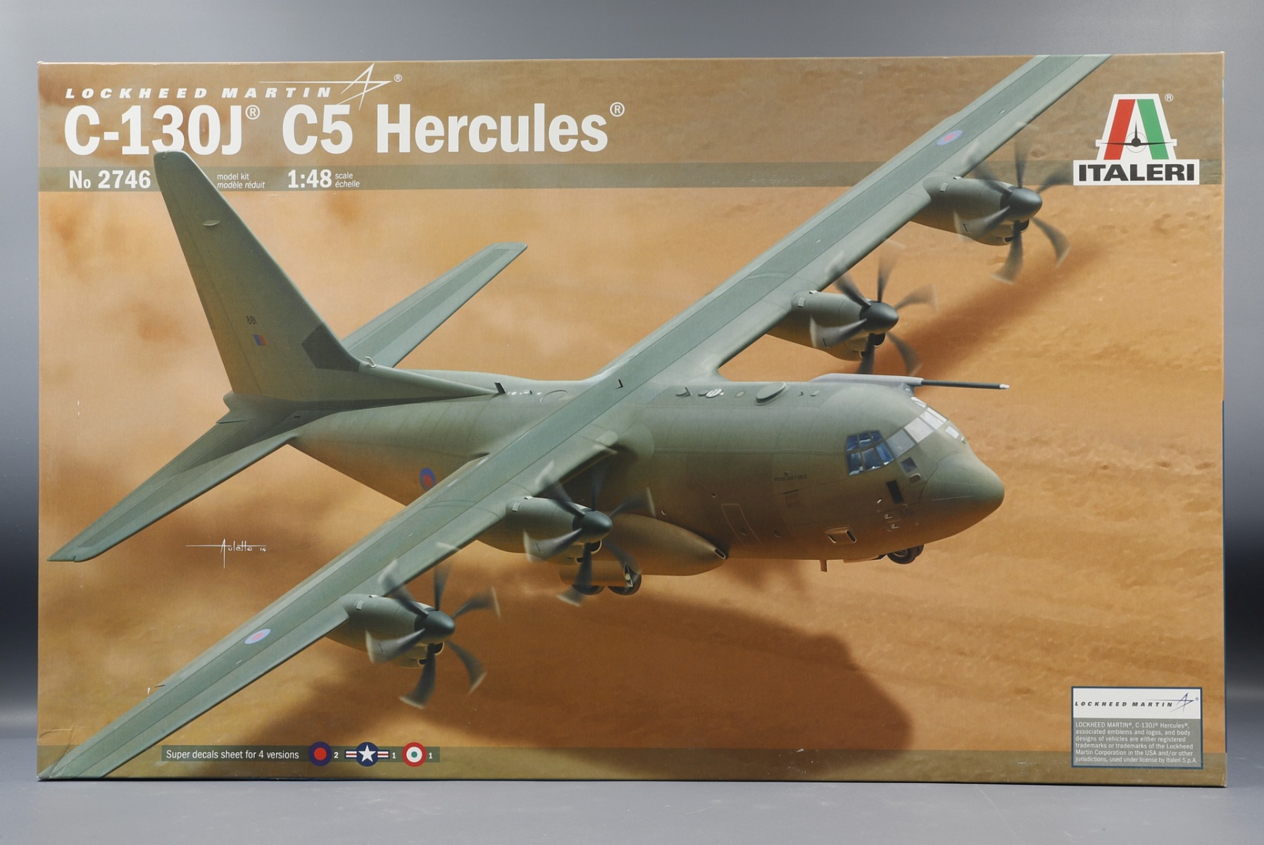 プラモデル】 Italeri 1/48 ロッキード C-130J C-5 ハーキュリーズ 未