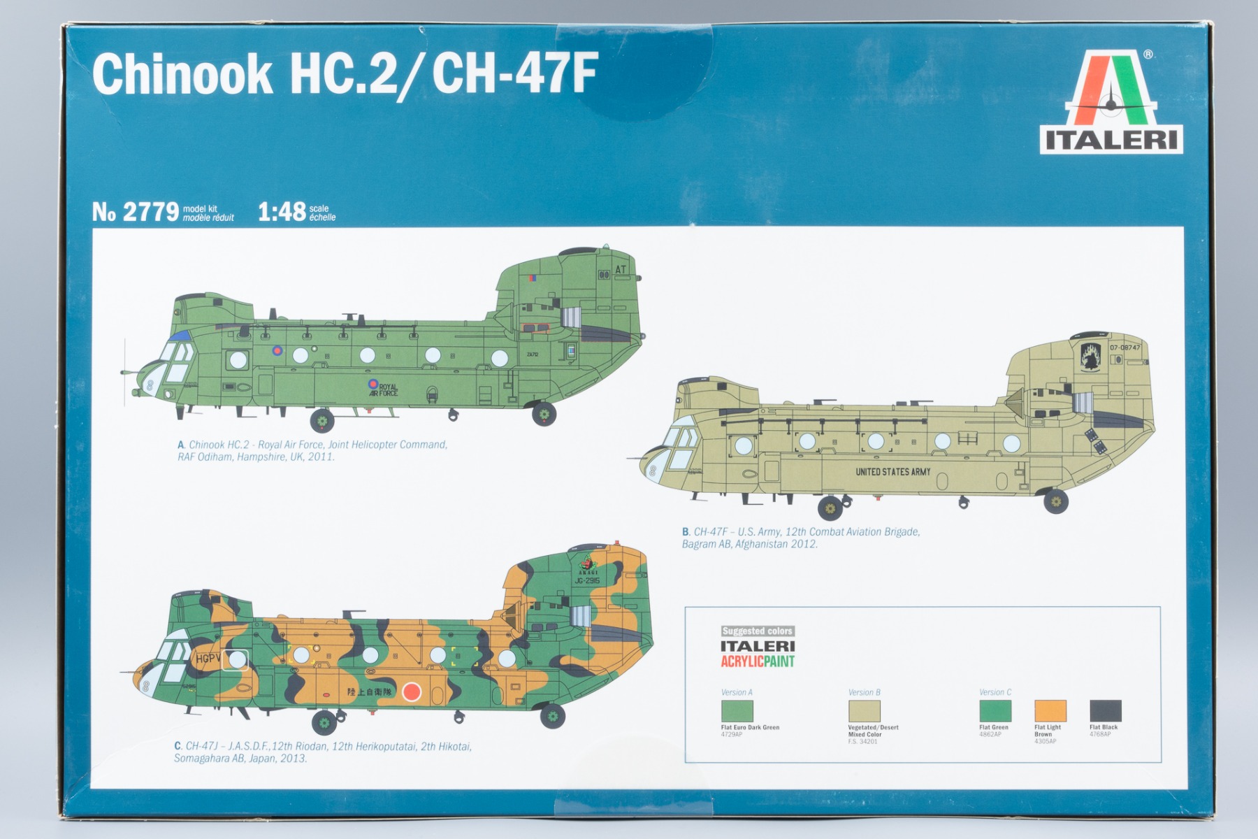 Chinook HC.2/ CH-47F, model kit