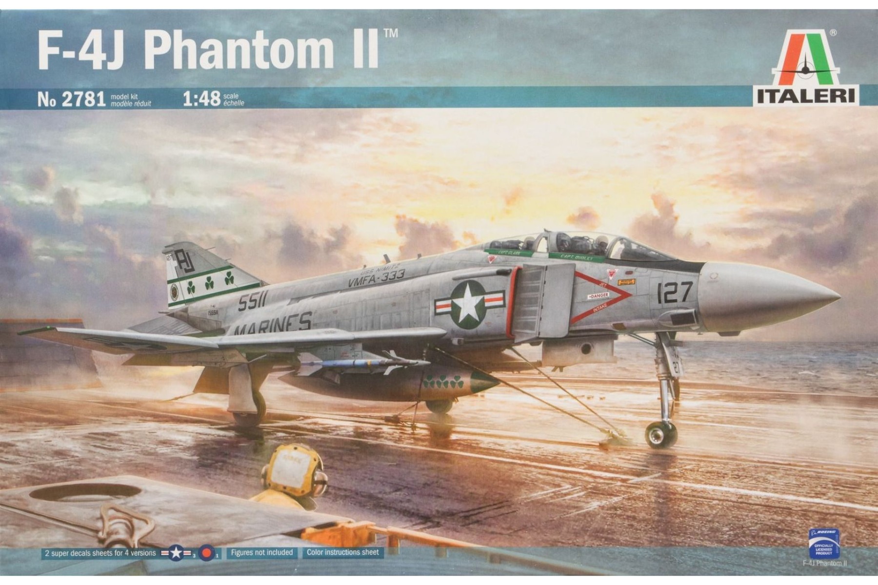 Italeri IT2781 F-4J Phantom II, model kit