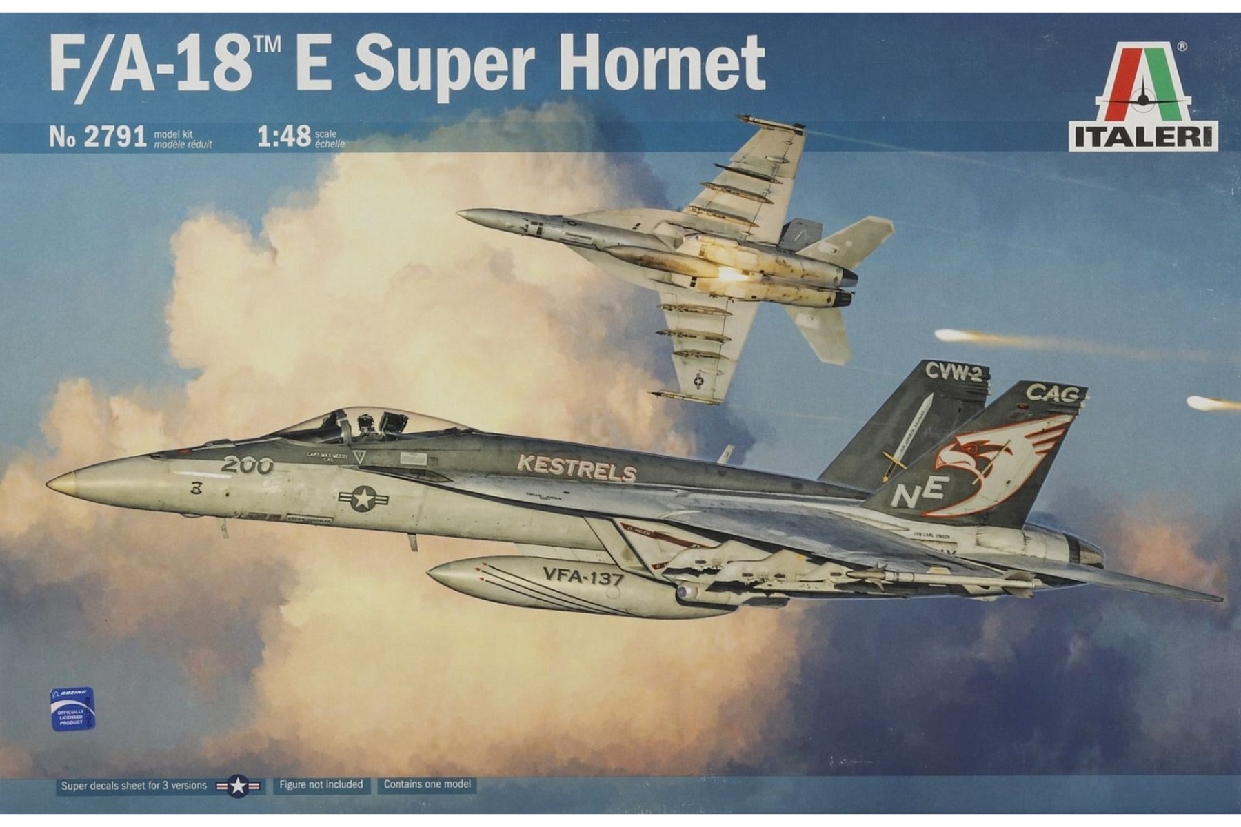 Italeri IT2791 Boeing F/A-18E Super Hornet, model kit