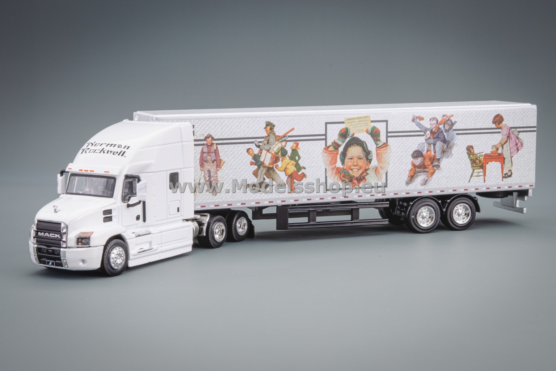 GreenLight GL30194 Mack Anthem, 2019, sadulveok koos poolhaagisega, 18 Wheeler,  