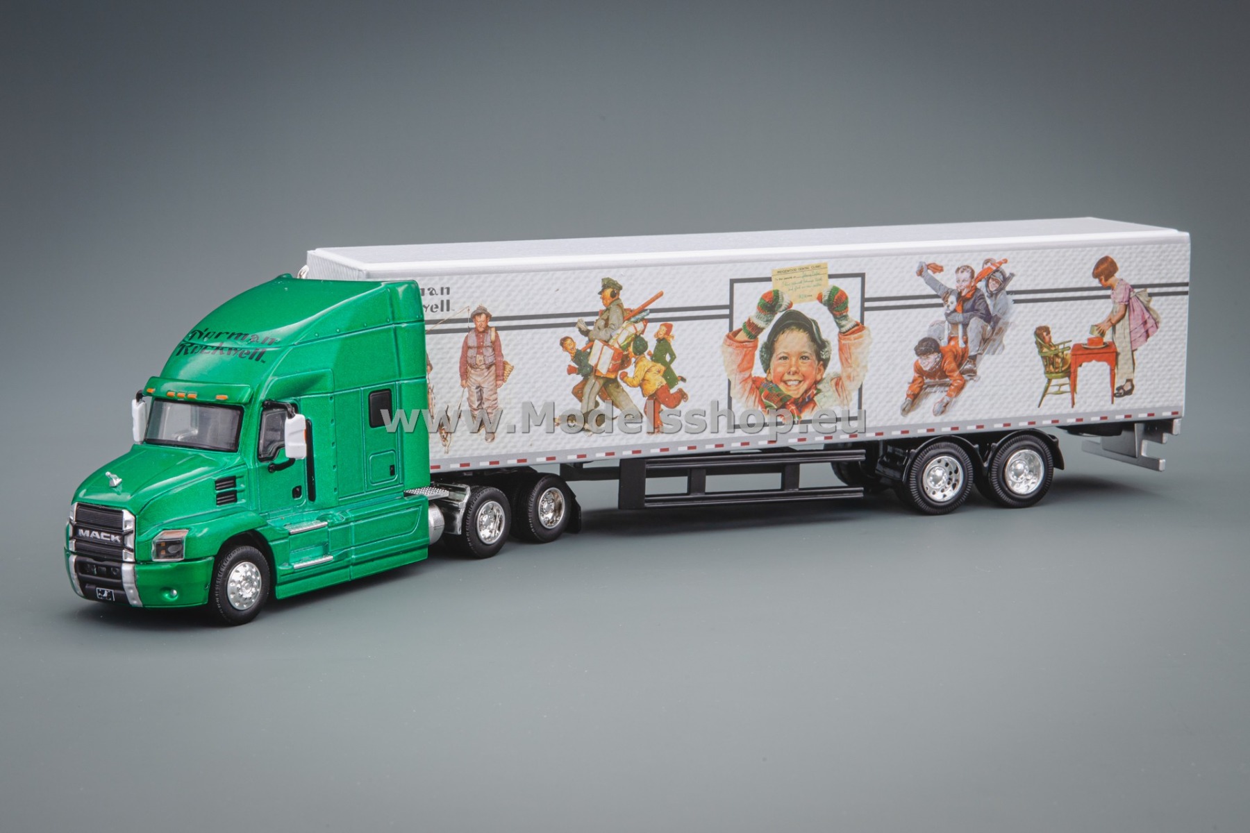 GreenLight GL30194G Mack Anthem, 2019, tractor truck with semitrailer, 18 Wheeler,  