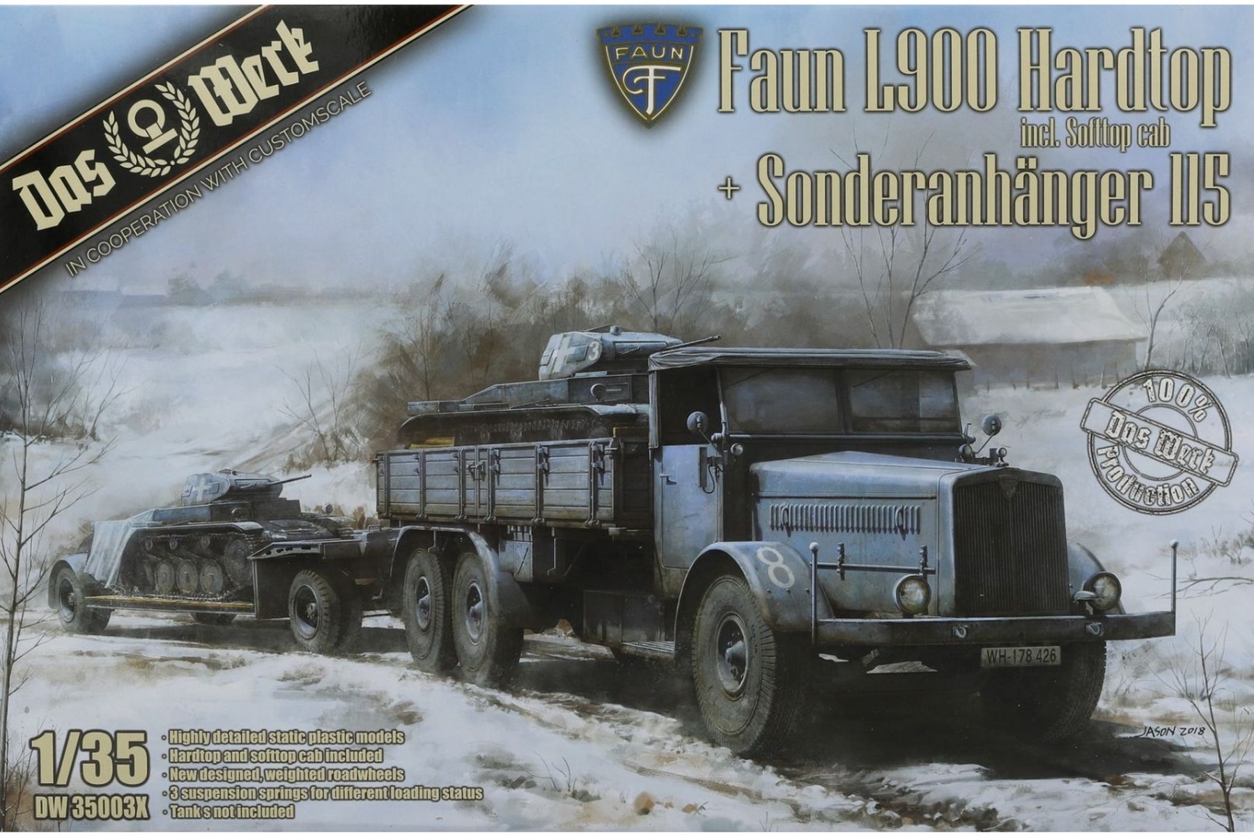 Das Werk DW35003X Faun L900 incl. Sd.Ah.115 *new edition*, model kit