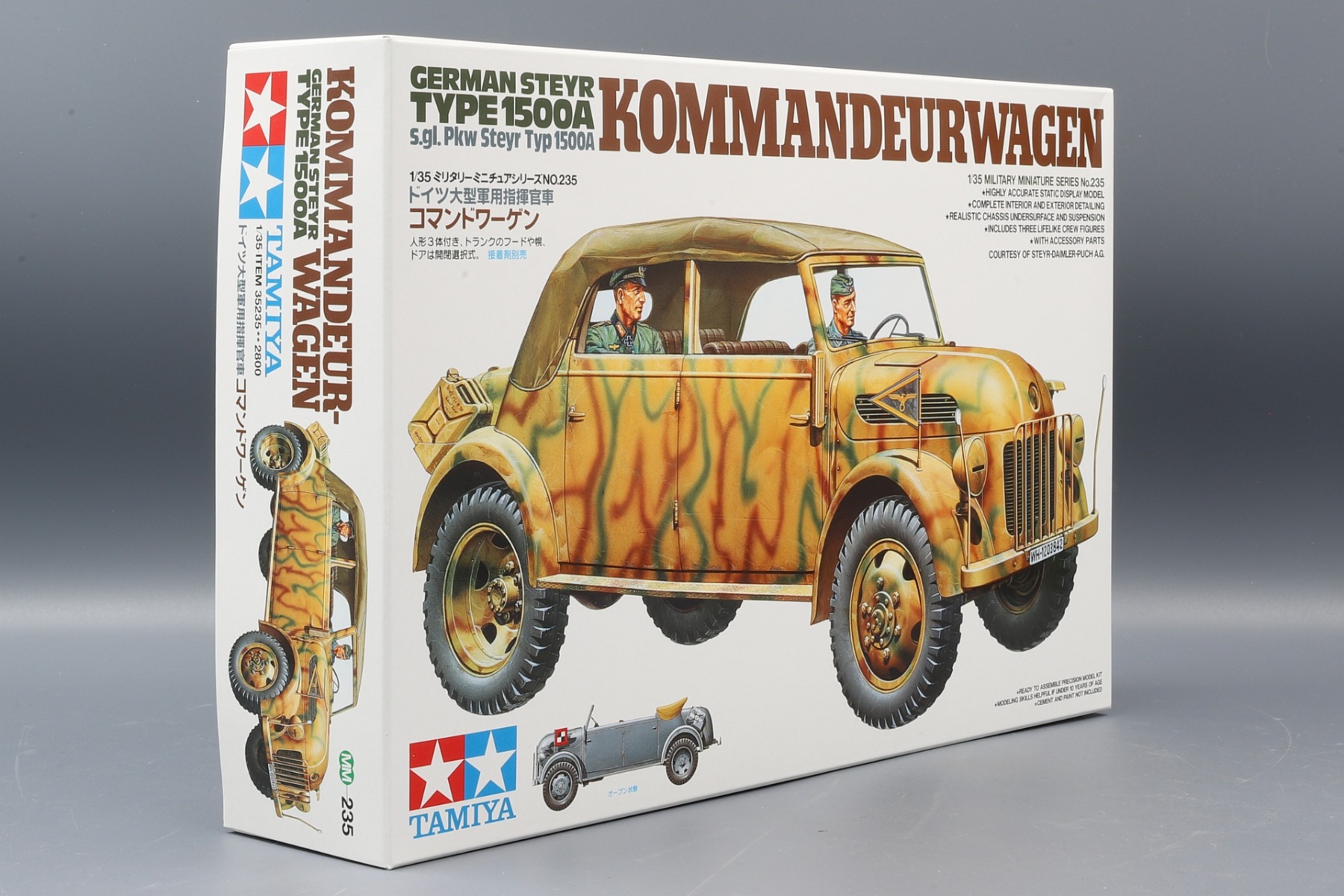 Tamiya TA35235 German Steyr Type 1500A Kommandeurwagen sgl. Pkw