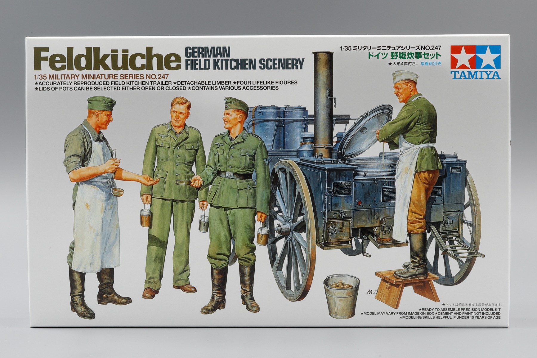 Tamiya TA35247 Feldküche German Field Kitchen Scenery