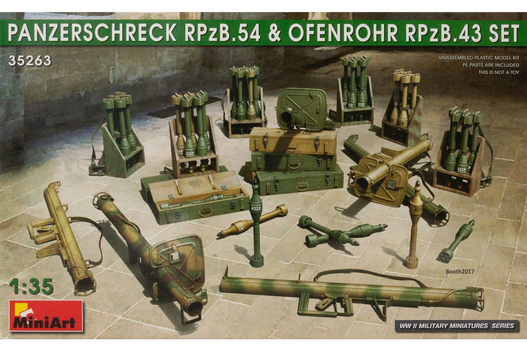 MiniArt MNA35263 Panzerschreck RPzB. 54 & Ofenrohr RPzB. 43 Set, model kit