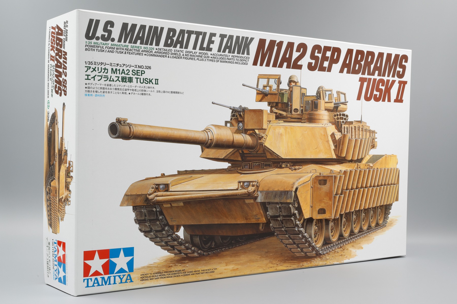 Tamiya TA35326 U.S. MAIN BATTLE TANK M1A2 SEP Abrams TUSK II